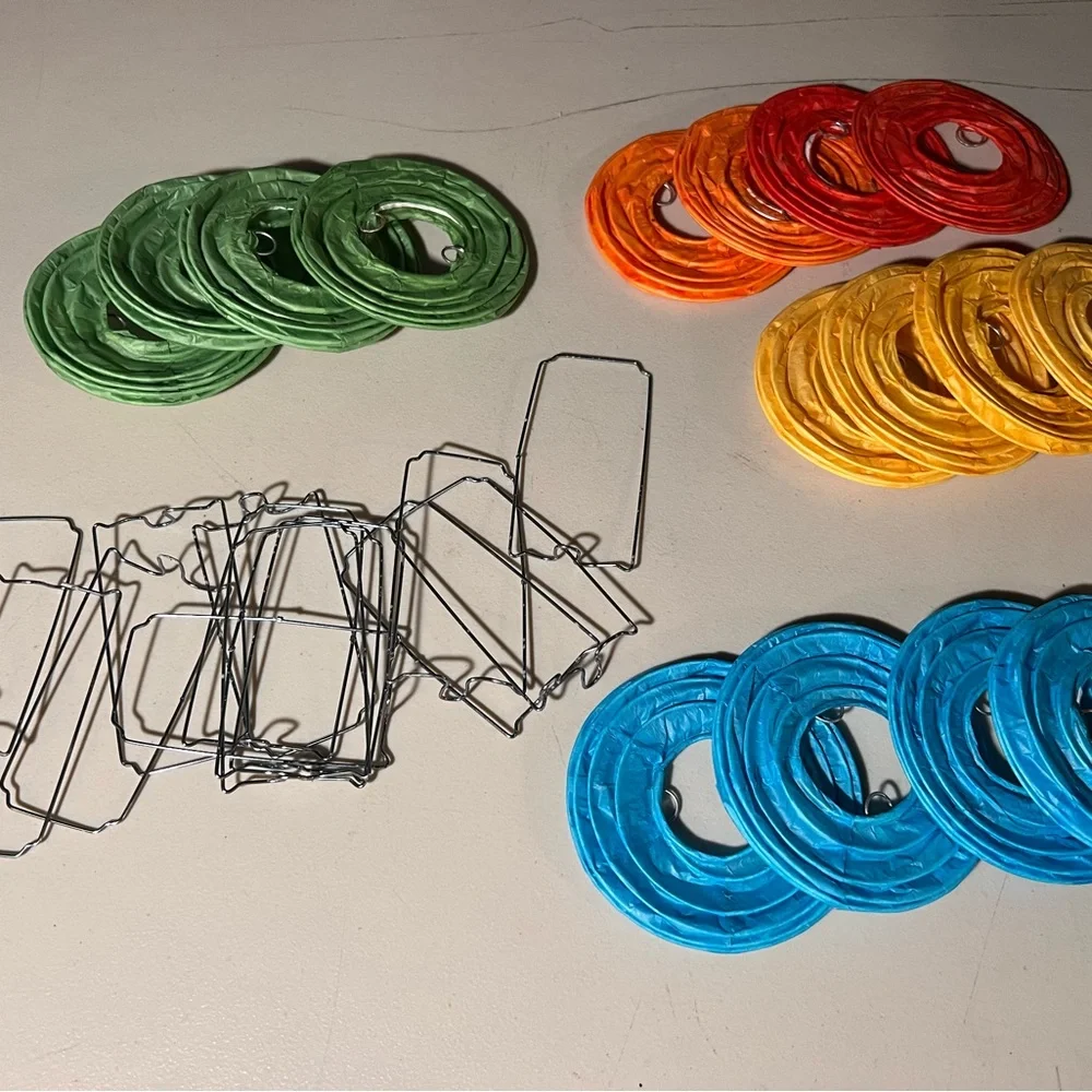String light Asian style shade replacements.